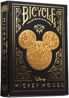 Bicycle Pokerkarten Mickey Mouse Black Gold - Premium Disney Spielkarten-2