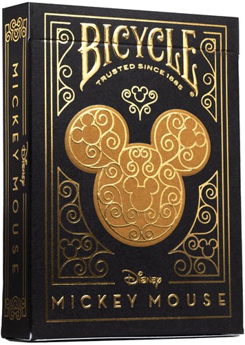 Bicycle Pokerkarten Mickey Mouse Black Gold - Premium Disney Spielkarten-2