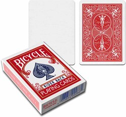 Bicycle Spielkarten Zaubertricks rot blanko magische Karten