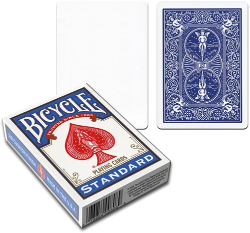 Bicycle Bicycle goochel/Magic Cards Blauw/Blanco