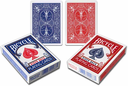 Bicycle Bicycle goochel/Magic Cards Rood/Blauw