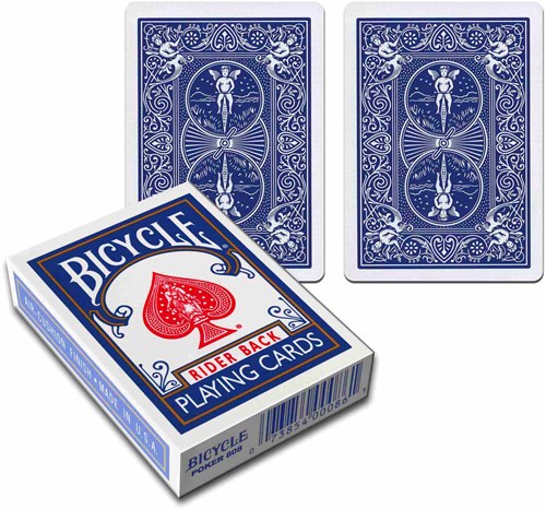 Bicycle Spielkarten Zauberkarten Magic Cards blau Karton
