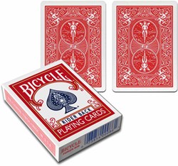 Bicycle Spielkarten Zauberkarten rot - Magic Cards für Kinder und Erwachsene