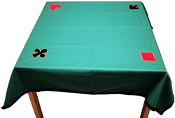 Longfield Games Kaartkleed 150x150 cm.groen Wasbaar