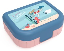 Rotho boîte à lunch enfants rose 1L - boîte repas pratique pour enfants