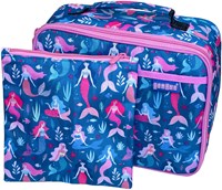 Yumbox sac à sandwich pochette à pain réutilisable bleu snack bag-3