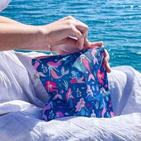 Yumbox sac à sandwich pochette à pain réutilisable bleu snack bag-2