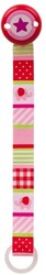 Heimess attache-tétine éléphant rose accessoire bébé 21,5 cm