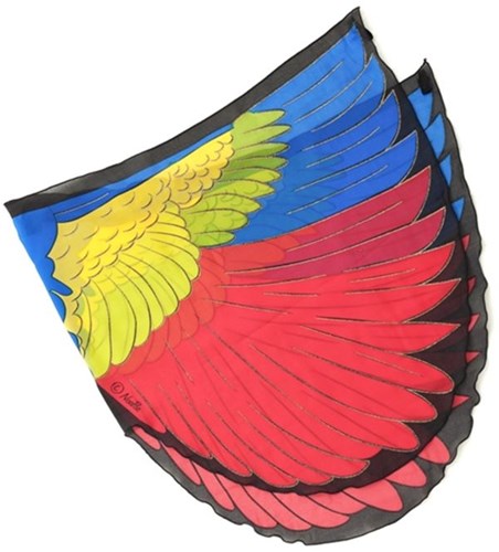 Dreamy Dress-Ups Kostüm Flügel Vogel bunt Accessoire Kinder