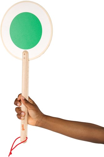 Goki Holz-Signaltafel Verkehrsschild für Kinder - Spielspaß-3