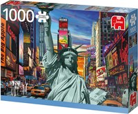 Jumbo Puzzle New York City 1000 Teile Karton Collage-2