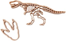 Grennn Dino und Fußabdruck Ausstecher - Spielzeug Ausstechformen Dinosaurier