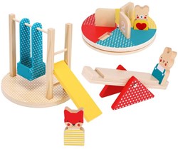 Petit Collage ensemble de jeu en bois parc - jouet éducatif FSC bois