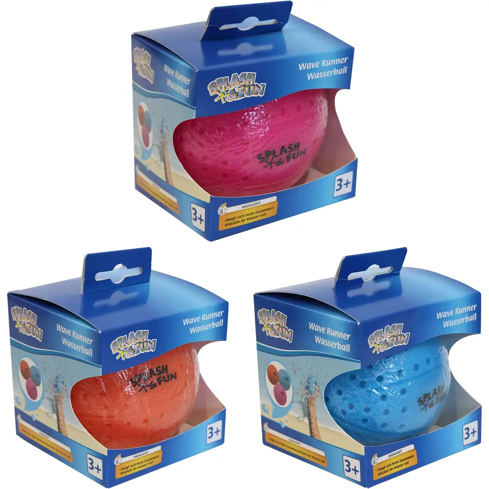 Vedes balle d'eau WaveRunner 9cm - jouet pour piscine et plage