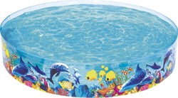 Bestway piscine Fill 'N Fun Odyssey 244cm - piscine enfant colorée jardin
