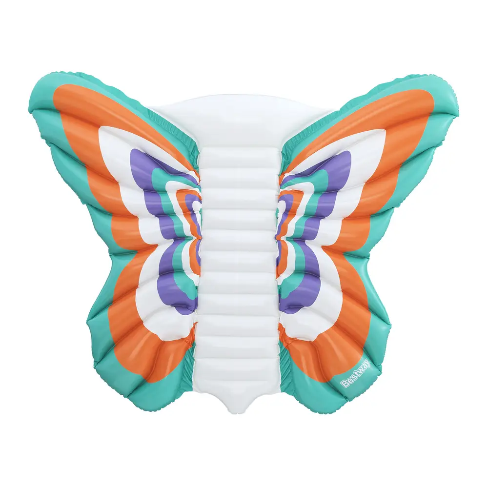 Bestway matelas gonflable papillon 186x146cm piscine plage