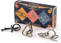 Recent Toys Gehirnknacker-Puzzleset - The Alchemist, 3 Metallpuzzles