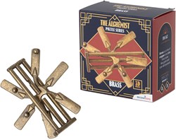 Recent Toys Denksportaufgabe The Alchemist aus Messing - kniffliges Puzzle