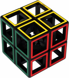 Recent Toys Geduldspiel Hollow 2x2 Würfel Breinbrecher für Kinder und Erwachsene