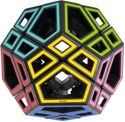 Recent Toys Geduldspiel Hollow Skewb Ultimate bunter Puzzleball