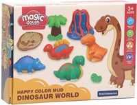 Lobbes Knetset Dinosaurier - Knetspielzeug für Kinder - 4 Farben