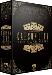 Quined Games jeu de cartes Carson City - jeu de société stratégique pour 2 à 6 joueurs