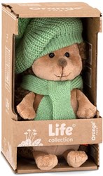 Orange Toys Kuscheltier Igel mit grüner Baskenmütze - Plüschspielzeug