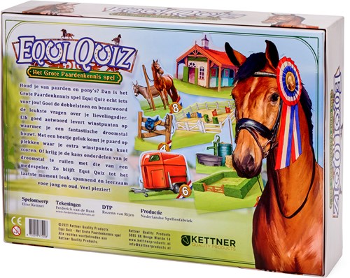 HOT Sports + Toys Pferde Brettspiel Equi Quiz - Das Große Pferdewissen Spiel-2