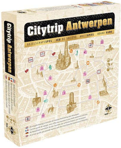 HOT Exclusive Brettspiel Citytrip Antwerpen Lernspiel