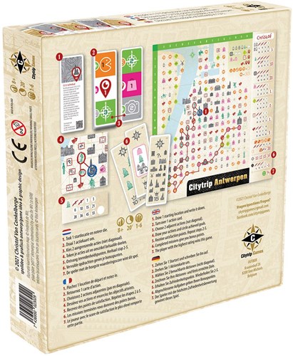 HOT Exclusive Brettspiel Citytrip Antwerpen Lernspiel-3
