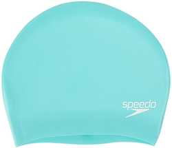 Speedo bonnet de bain cheveux longs silicone vert adulte natation