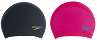 Speedo bonnet de bain junior cheveux longs - silicone - noir vert - natation
