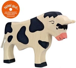 Holztiger Stier, schwarz, 80000