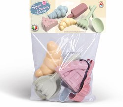 Androni Giocattoli set de plage pastel jouet bac à sable 6 pièces