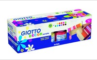 Giotto Acrylfarben Set - Decor Acrylic 12 Farben 25 ml Tuben