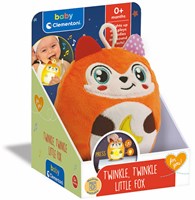 Clementoni - Peluche veilleuse renard bébé - Twinkle Twinkle - lumière apaisante