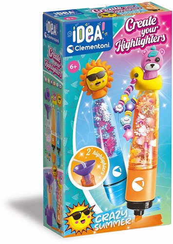 Clementoni Highlighter Spielzeug - Idea Highlighter Creator Crazy Summer