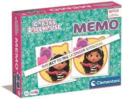Clementoni Memoryspiel Gabby's Dollhouse - Kartenspiel für Kinder ab 4 Jahren