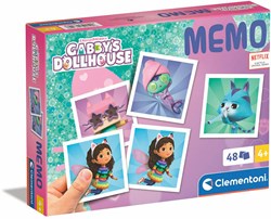 Clementoni jeu de mémoire Gabby's Dollhouse - jeu éducatif enfant 48 cartes