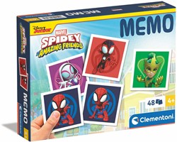 Clementoni jeu de mémoire Spidey and Friends - jeu éducatif enfants 48 cartes