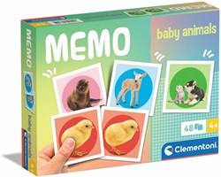 Clementoni jeu de mémoire - bébés animaux - jeu de cartes éducatif pour enfants