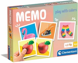 Clementoni jeu de mémoire - jeu de cartes éducatif pour enfants - 48 cartes