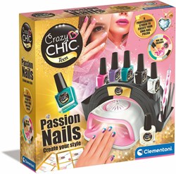 Clementoni coffret studio ongles jouet - Crazy Chic Passion nails créatif