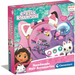 Clementoni accessoires cheveux Gabby's Dollhouse coffret créatif pour enfants