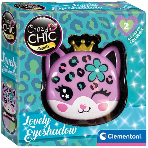 Clementoni Crazy Chic Lidschatten Make-up Set - Leopard Design für Kinder