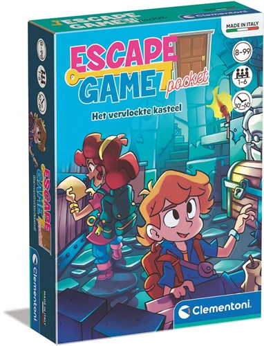 Clementoni Escape Game - Le Château Maudit - Jeu d'Aventure et de Réflexion
