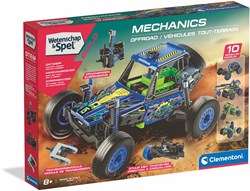 Clementoni coffret de construction Mécanique Offroad - jouet STEM voiture à construire