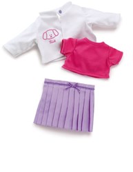 Trudi Trudi Kleidung 30 cm. Lila Rock-Set