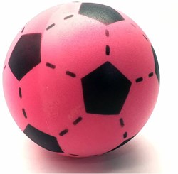 Twisk ballon de football en mousse rose - 20 cm ballon de jeu pour enfants