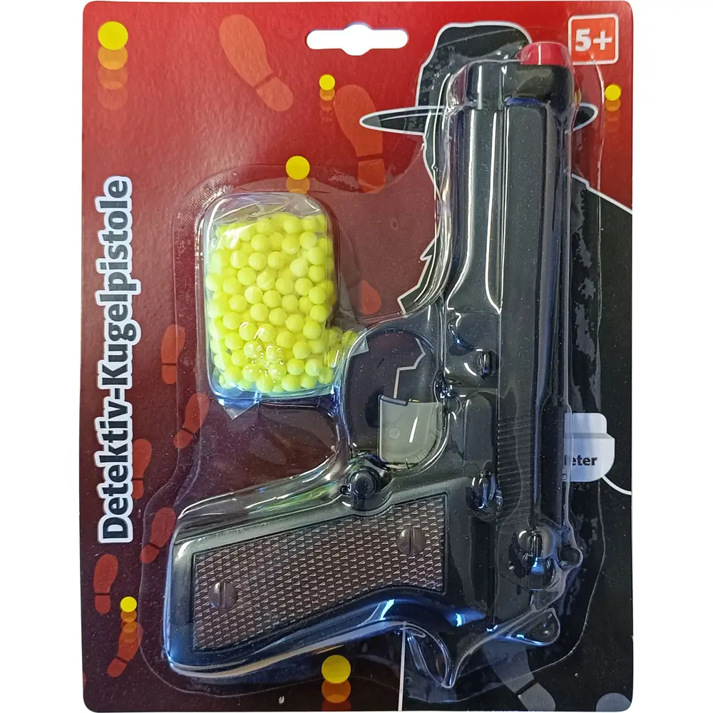 Vedes pistolet jouet détective avec 100 balles - pistolet jouet